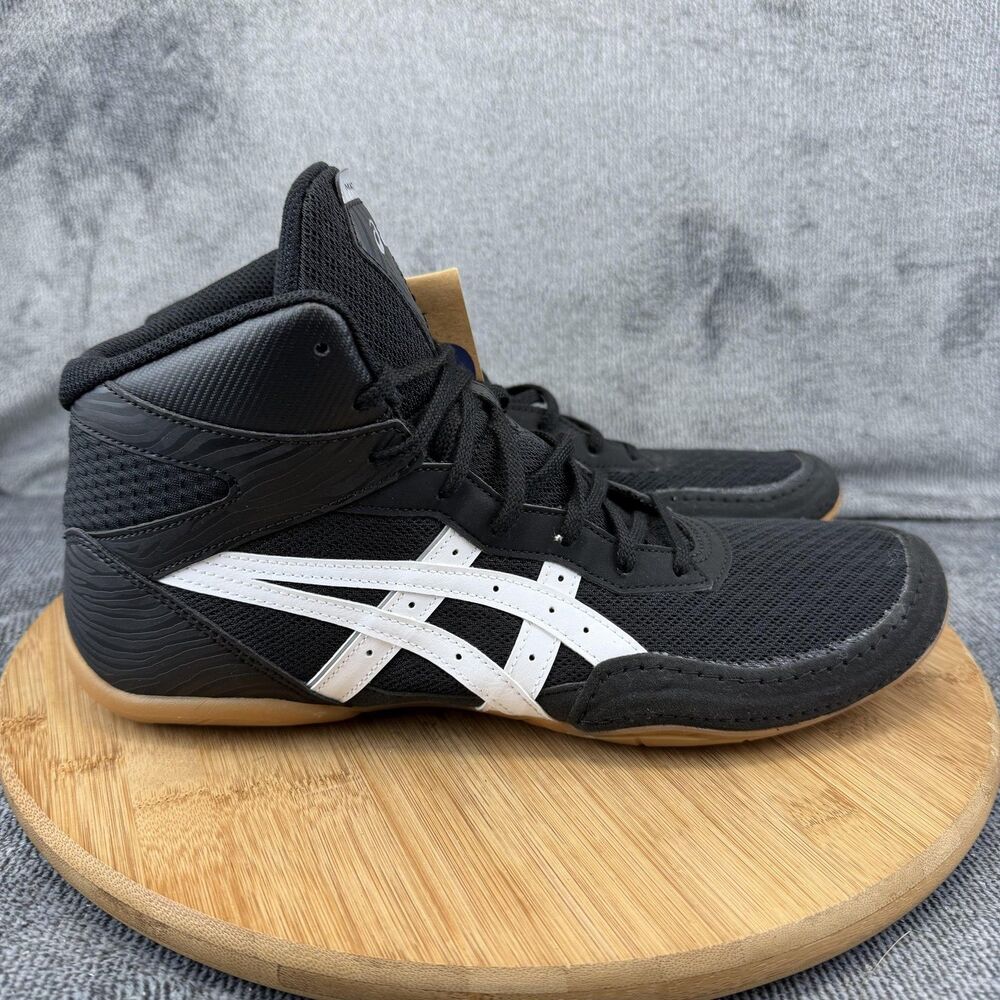 ASICS Matflex 7 Shoes Mens Size 10 Black Wrestling Sneakers 1081A051-001